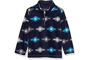 Trendy and Affordable Quarter-Zip Fleece: Optimal Warmth for Your Little Adventurer