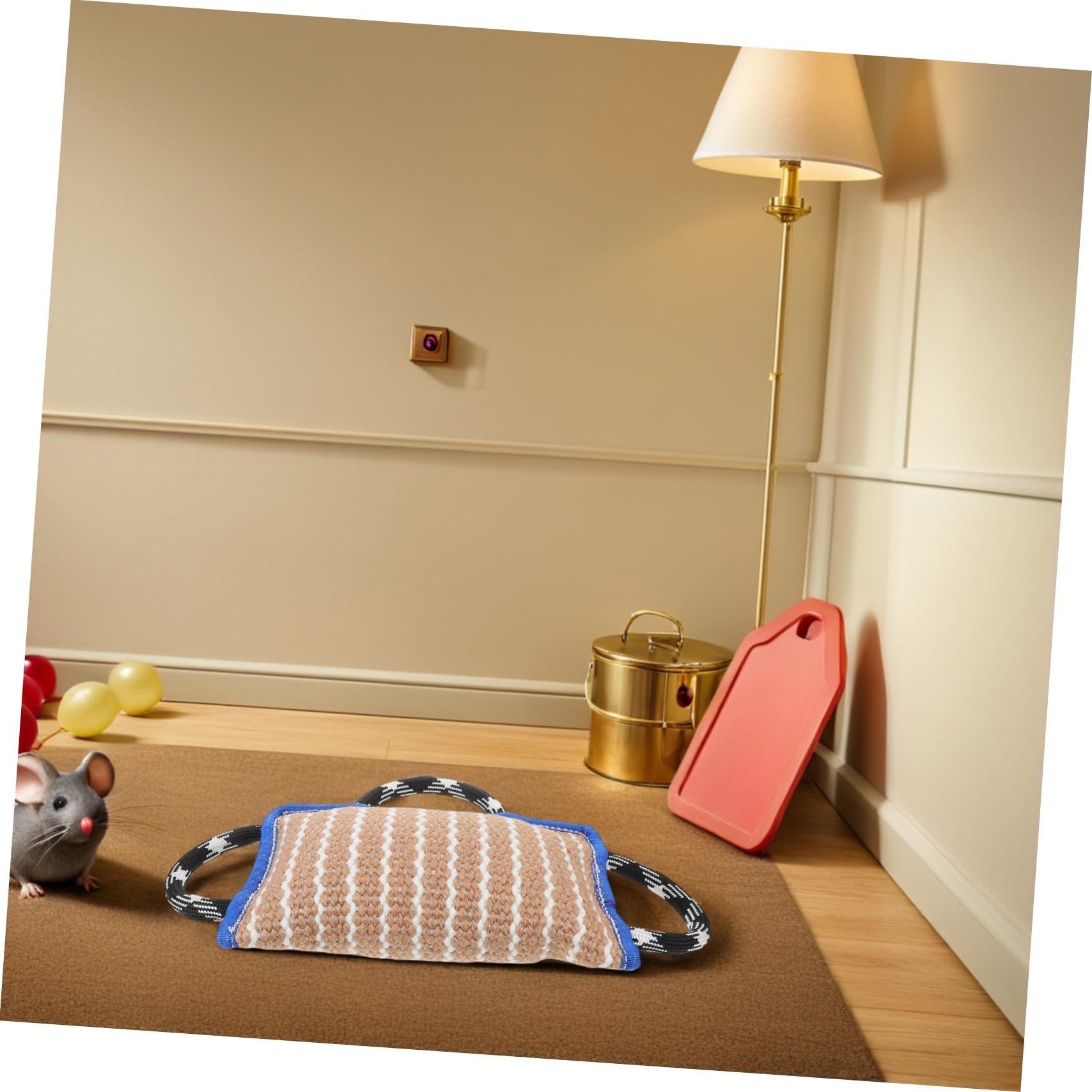Almohada Masticable para Perros Juguete Interactivo De Tira y Afloja para Entrenamiento Almohada De Mordida Reforzada para Exteriores Interiores
