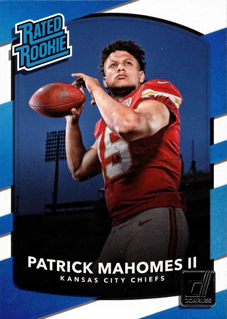 2017 Panini Donruss Football #327 Patrick Mahomes Rookie Card - Rated Rookie