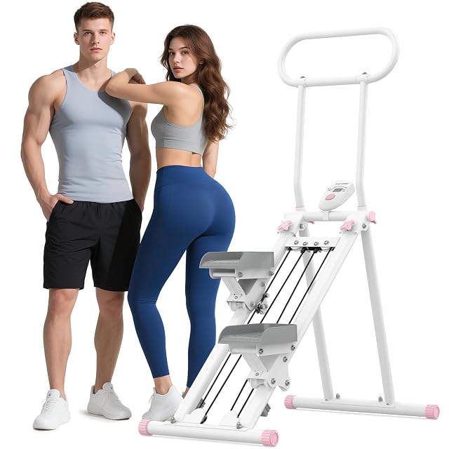 HXD-ERGO HXD-ERGO Stair Stepper for Home with Adjustable Handlebar for Full Body