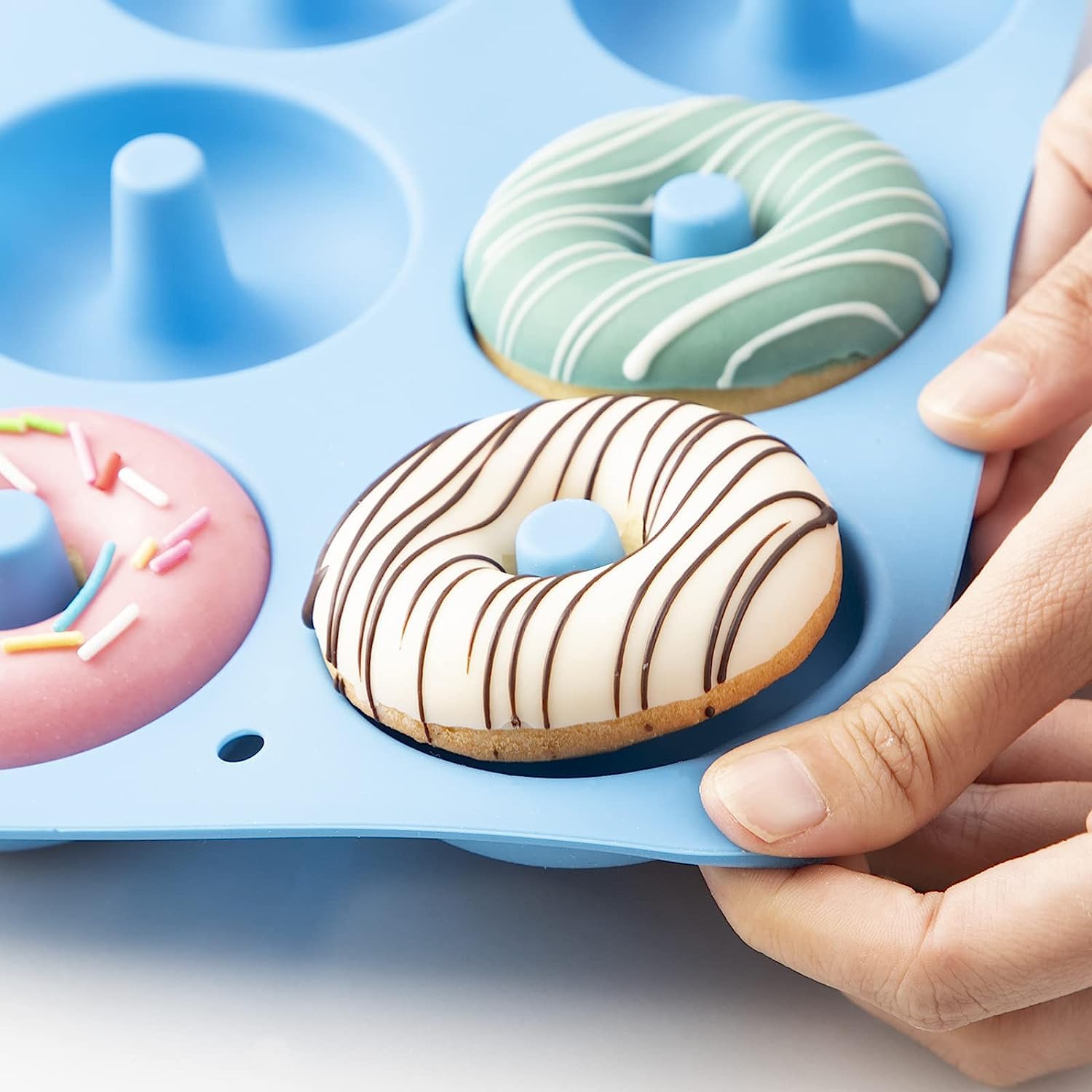 Amazon | FUZHENTU バレンタイン用チョコレート型 ドーナツ型 シリコン