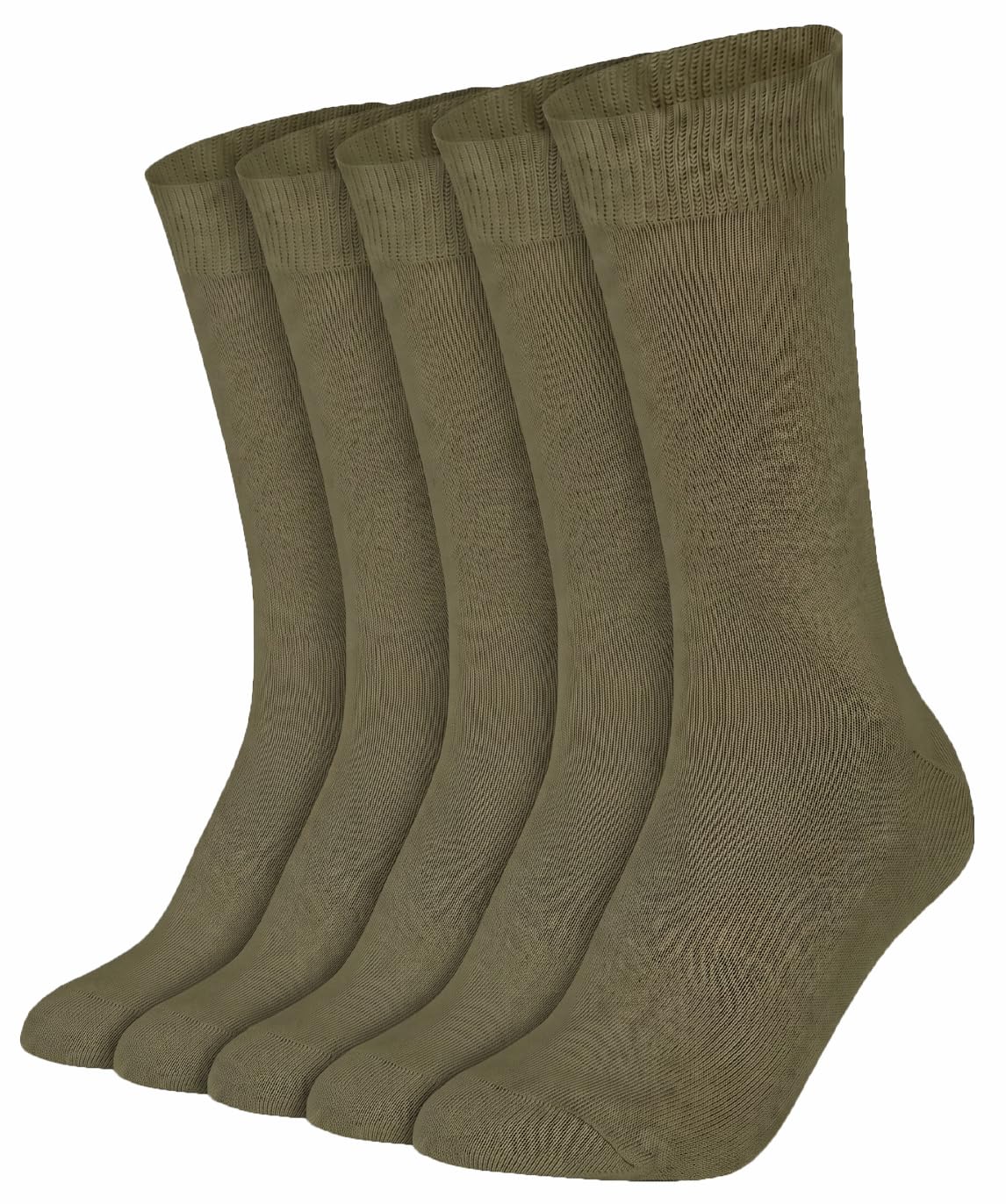 Mysocks Unisex Extra Fine Combed Cotton Crew Socks |5 Pairs Set | Seamless Toe | Make Your Steps Enjoyable
