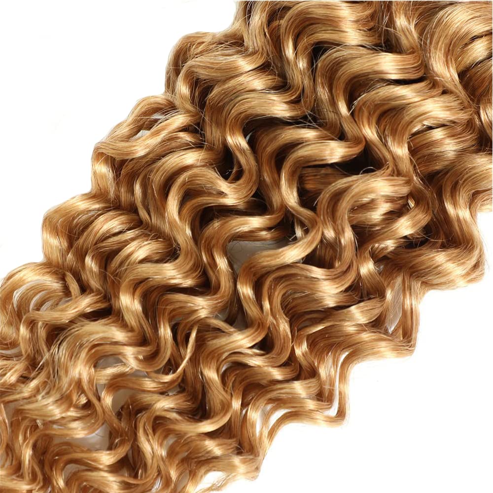 27 Deep Wave Bundles Human Hair Color 27 Bundles Human Hair 24 26 28 Inch Unprocessed Brazilian Virgin Hair Double Weft Weave Extensions Hair