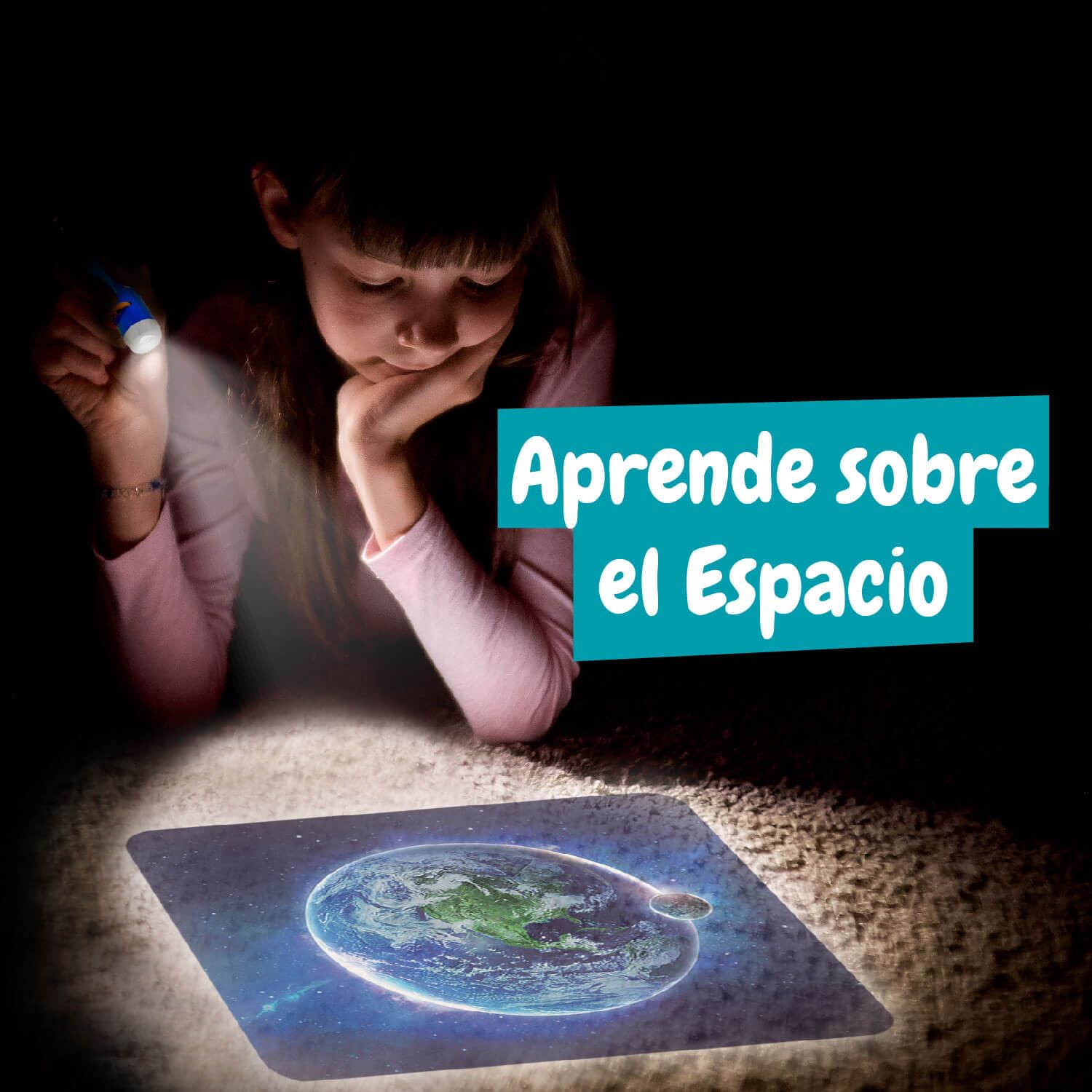 Science4you Proyector Espacial Infantil - Linterna infantil de Planetas y Sistema Solar para Niños, Proyector Planetario, Juguetes y Juegos del Espacio, Regalo para Niño y Niña 4+ años