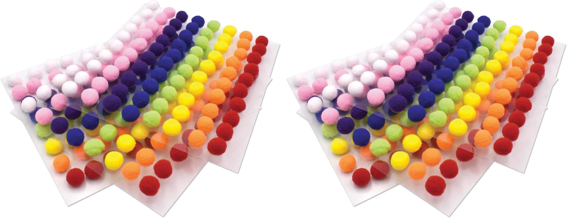 Amazon.com: Creativity Street Self-Adhesive Poms, Assorted