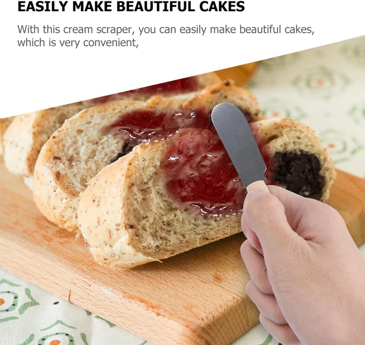 10pcs Stainless Steel Butter Spreader Set with Ergonomic Handles