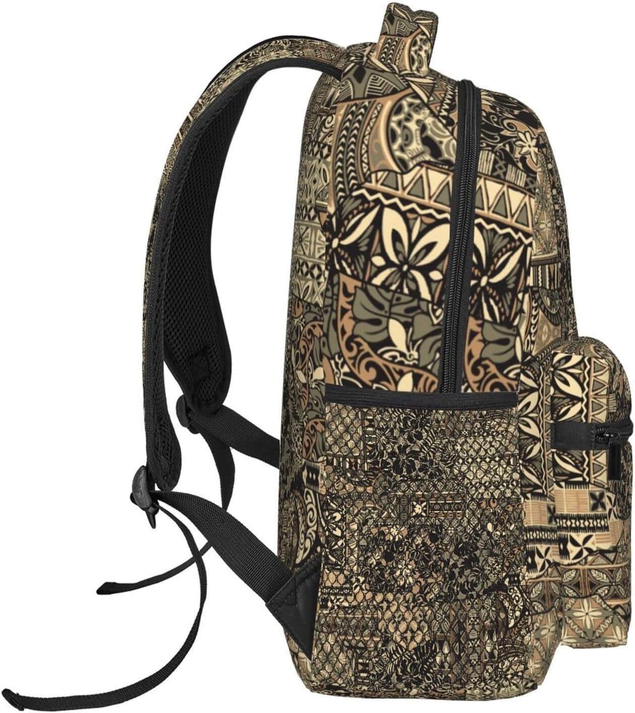 ASYG Hawaii Style Backpack Hawaiian Tribal Element Laptop Backpack Hawaii Tablet Bag Beach Bag Laptop Bag