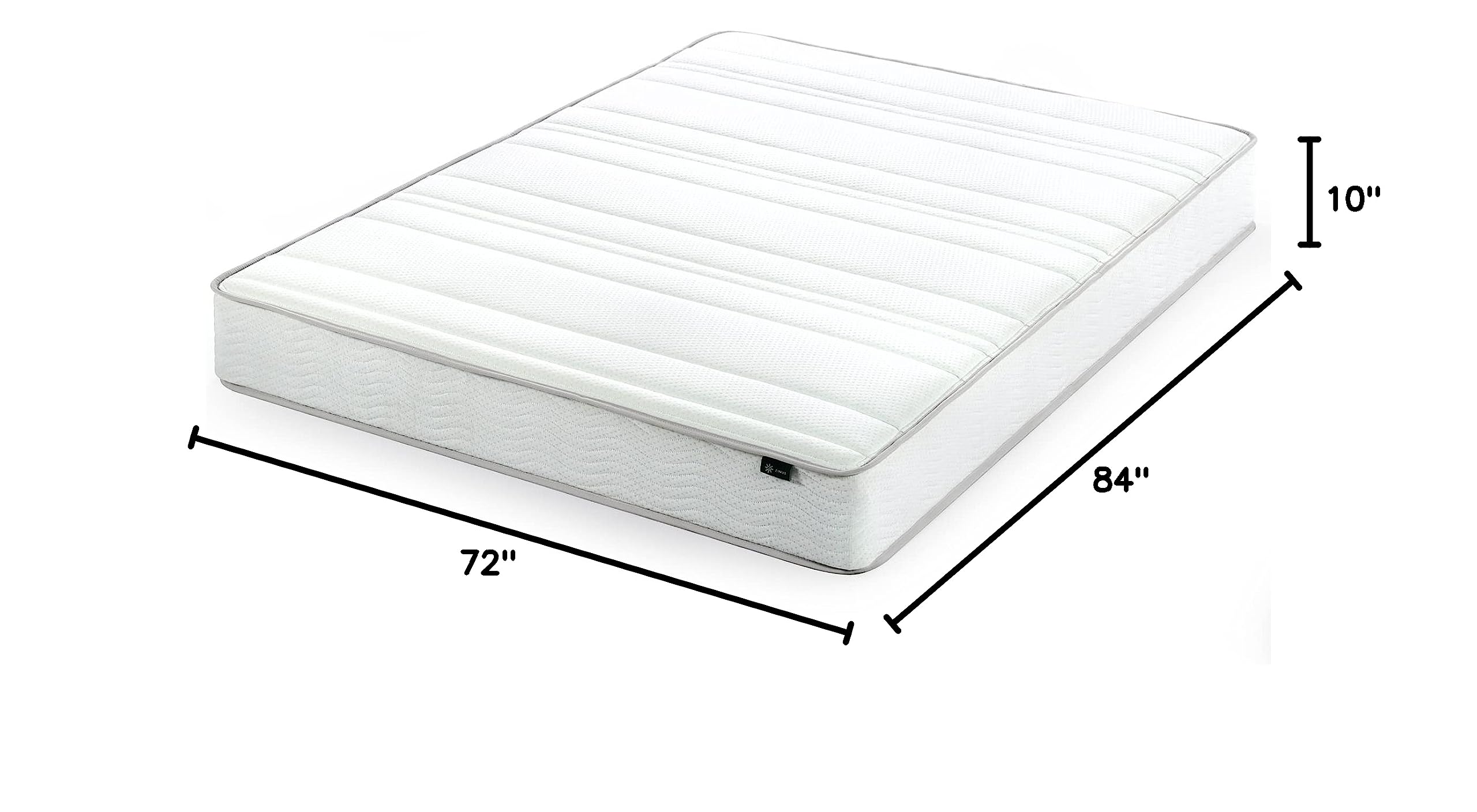 Zinus 10 Inch Foam And Spring Mattress / CertiPURUS
