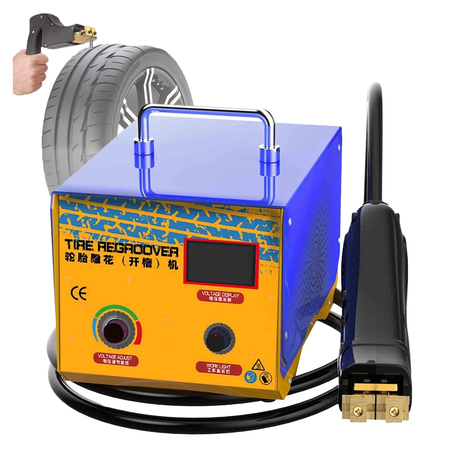 SBCGFY 1000W Rubber Groove Processing Heating Cutting Machine Tire Regeneration Groove Machine High-Efficiency Tire Grooving Tool For Precise Grooves