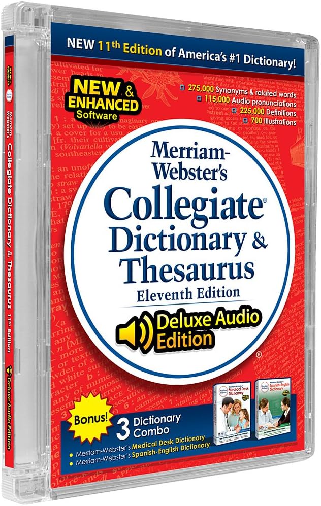 Fogware Publishing Merriam Webster's Collegiate Dictionary & Thesaurus Bonus Pack (2-Users)