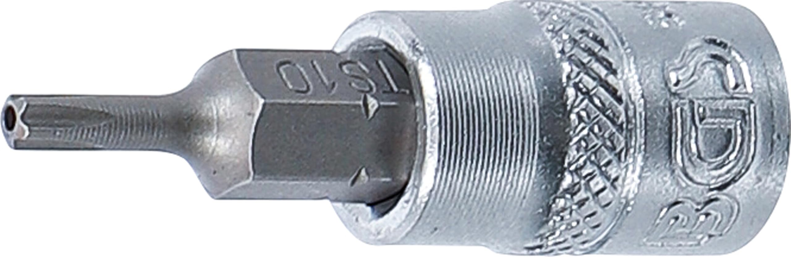 BGS 5184-TS10 | Bit Socket | 6.3 mm (1/4") Drive | T-Star tamperproof (for Torx) TS10