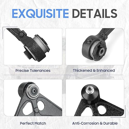 Miniatura 5 de RWD Front Control Arms wBall Joints Sway Bars Tie Rods Suspension Kit for 2011-2017 Dodge Challenger Charger Chrysler 300 RWD (14pc set)