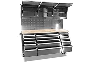 CHETTO 72" SNAP-ON Tool Box with 3 Upper Cabinet