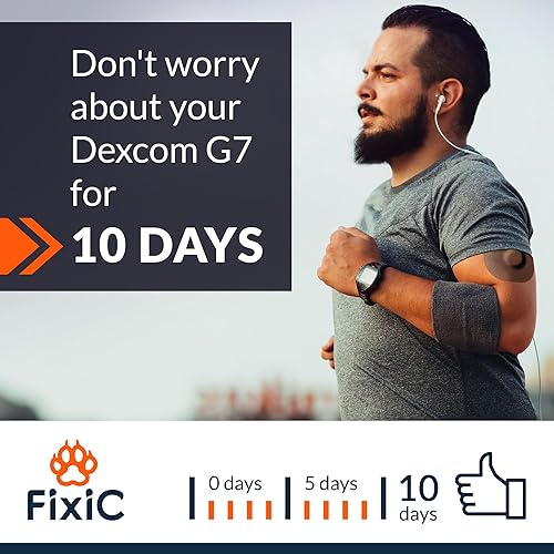 Miniatura 34 de FixiC Parches adhesivos para G7 y Stelo - Paquete de 25 parches adhesivos impermeables de alta calidad - Papel precortado - Parche adhesivo para G7