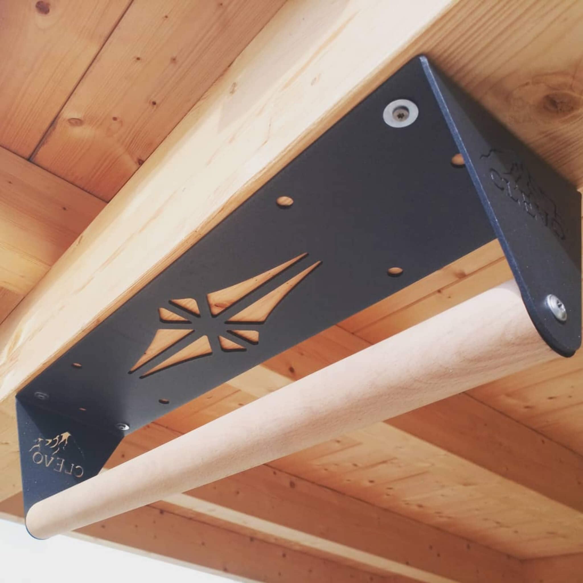 Looprail, voor plafondmontage voorgeboord, voor aluminium- of houten