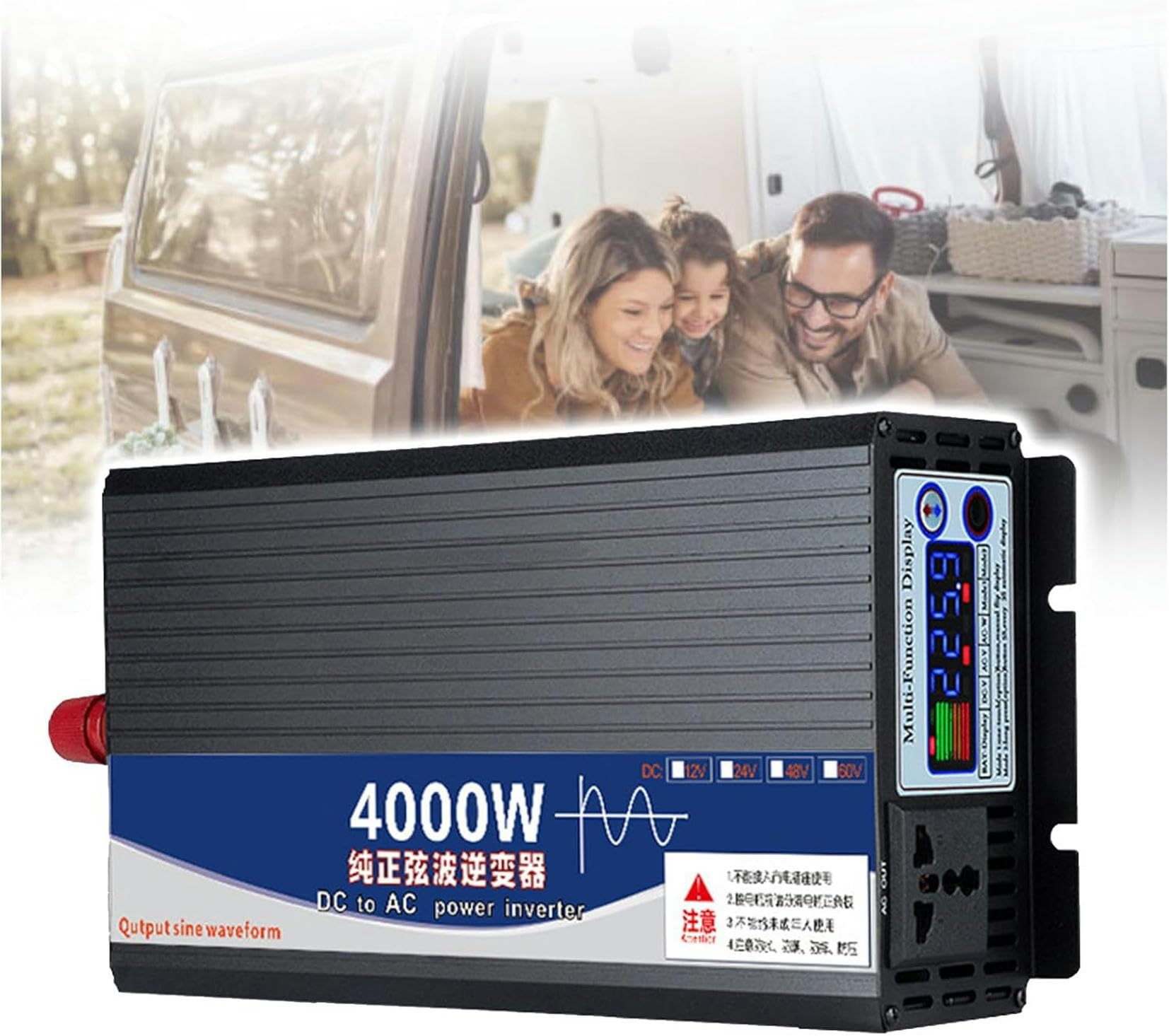 Convertisseur DC à AC sinusoïdal pur 4000W pour sécuriser vos appareils