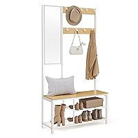 VASAGLE Appendiabiti, Mobile Ingresso con Ganci