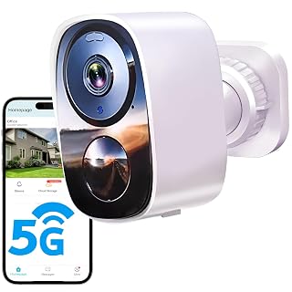 2025 Upgraded 2K Security Cameras Wireless Outdoor, Free Cloud Storage & Local SD Card Support, 1-6 Months Battery Life, Waterproof, 2-Way Talk, AI Motion Detection Spotlight Siren Alarm Camera - Amazon product rated Grade A
