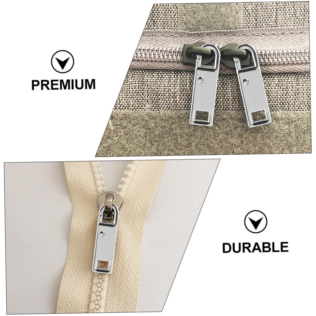 STOBOK 60piezas Tiradores De Cremallera Multifuncionales Reemplazo Duradero Para Ropa Mochilas Equipaje y Proyectos Material Resistente y Lavable