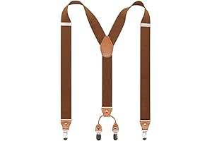 Timiot Men's Y-Back Suspenders: Enhancing Group Costume Cohesion for Four