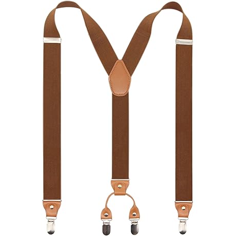 Timiot Men's Y-Back Suspenders: Enhancing Group Costume Cohesion for Four