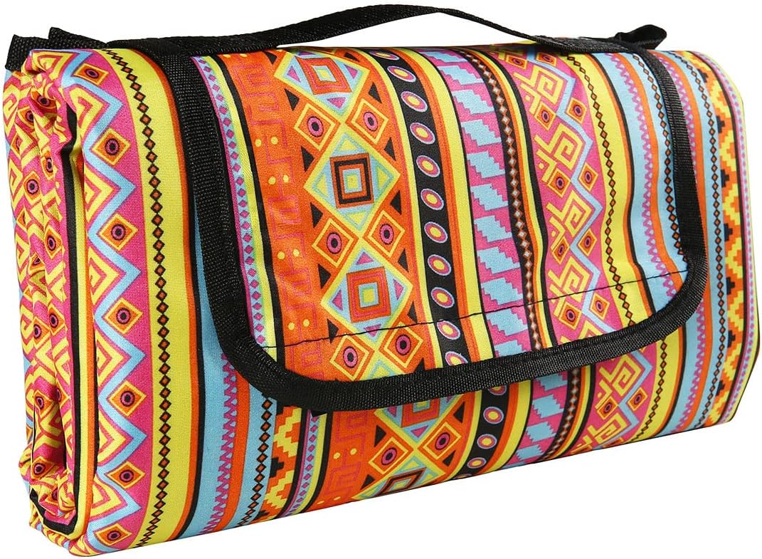 Outdoor Picnic Blanket 60"×80" Oversized Picnic Mat