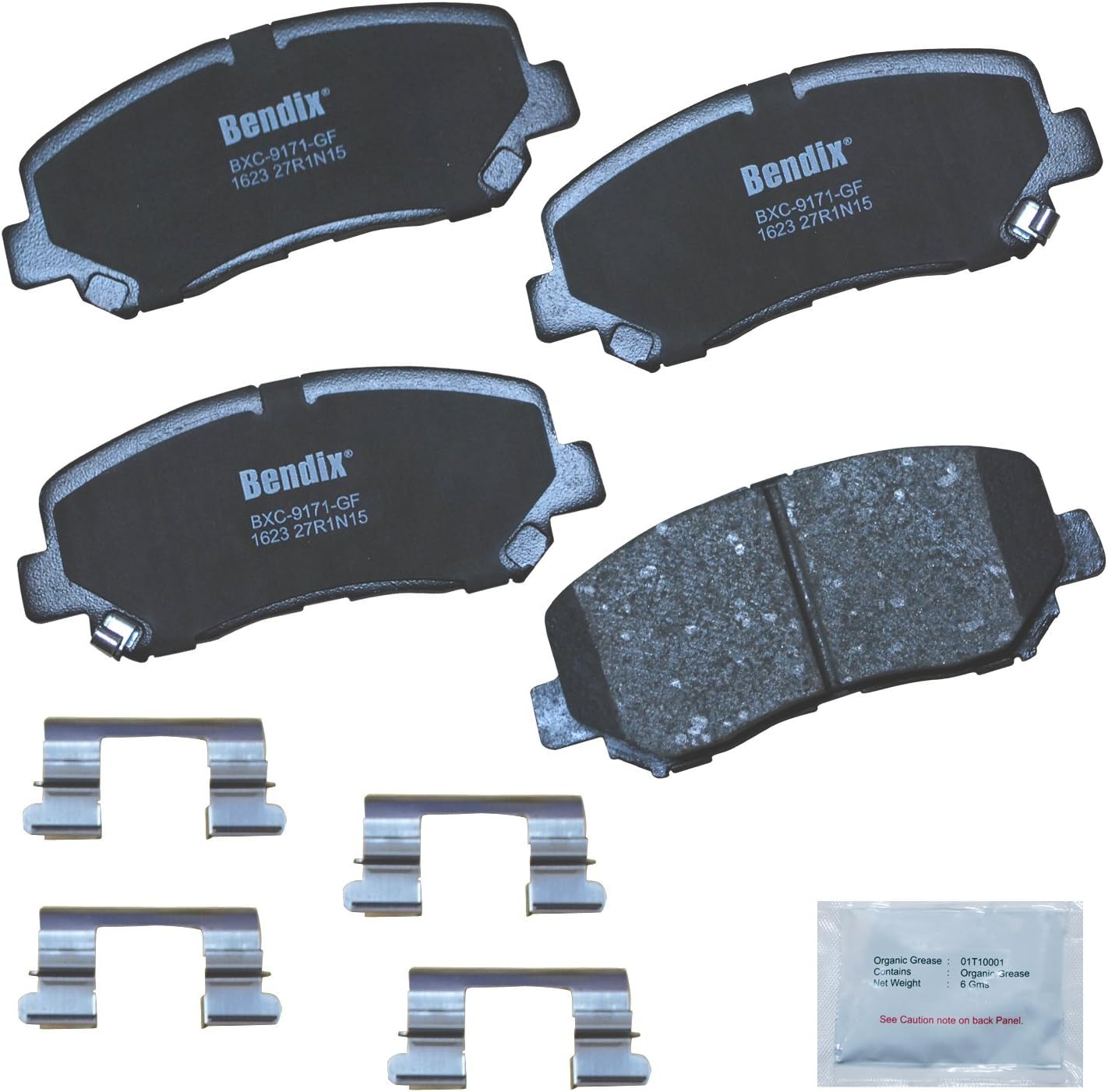 Bendix Priority1 CFC1623 Ceramic Front Brake Pads for Mazda CX-5 2013-2024