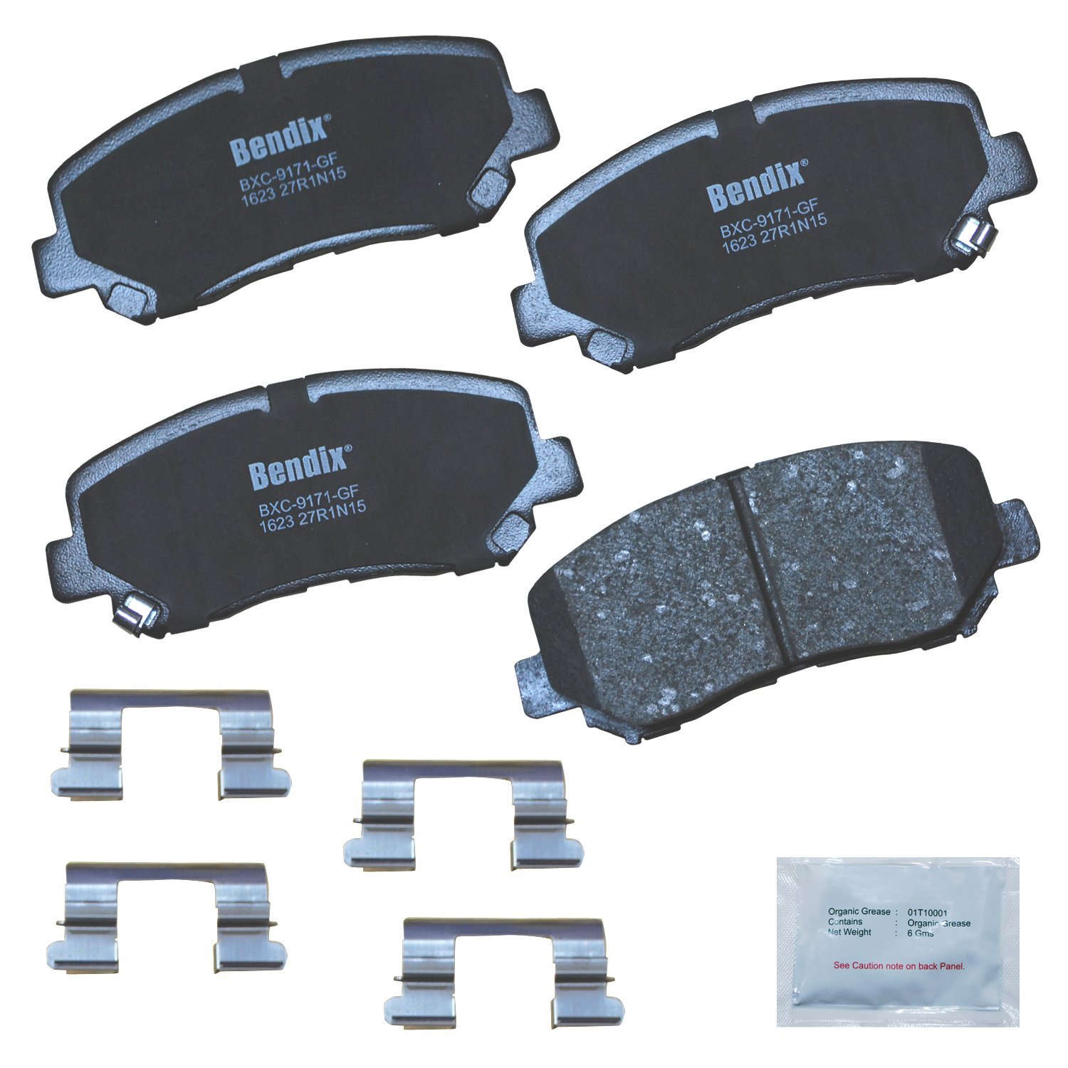 BendixPriority1 CFC1623 Ceramic Front Brake Pads for Mazda CX-5 2013-2024