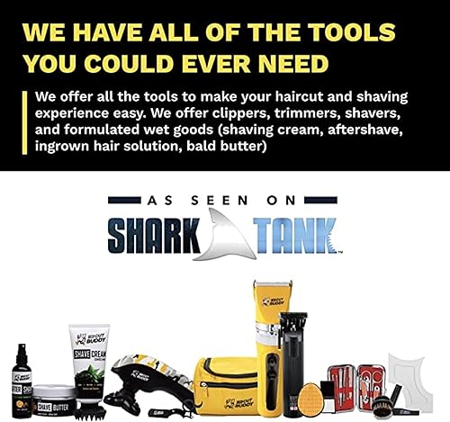 Miniatura 7 de The Cut Buddy Trim Buddy, recortadora inalámbrica de barba y línea de cabello con 4 protectores + herramienta de moldeo, apto para principiantes,