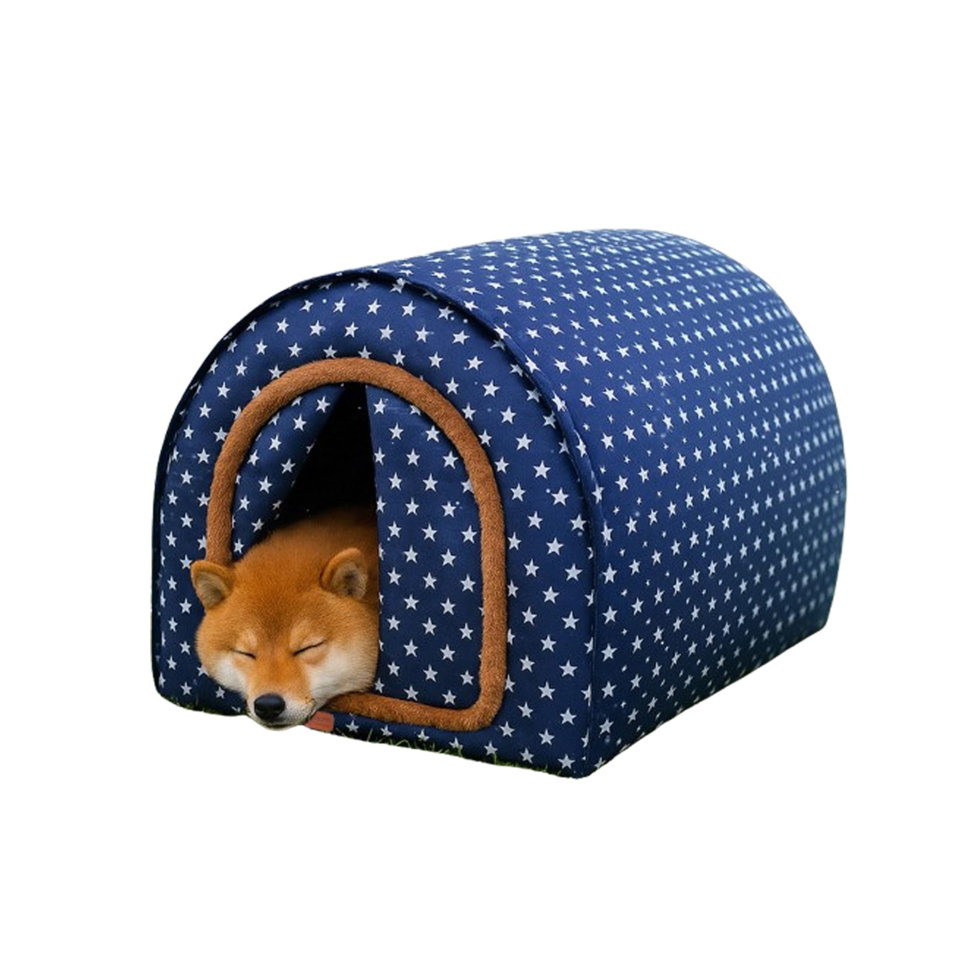 Niche pour chien auto-chauffante igloo lavable pour des siestes au chaud à la maison