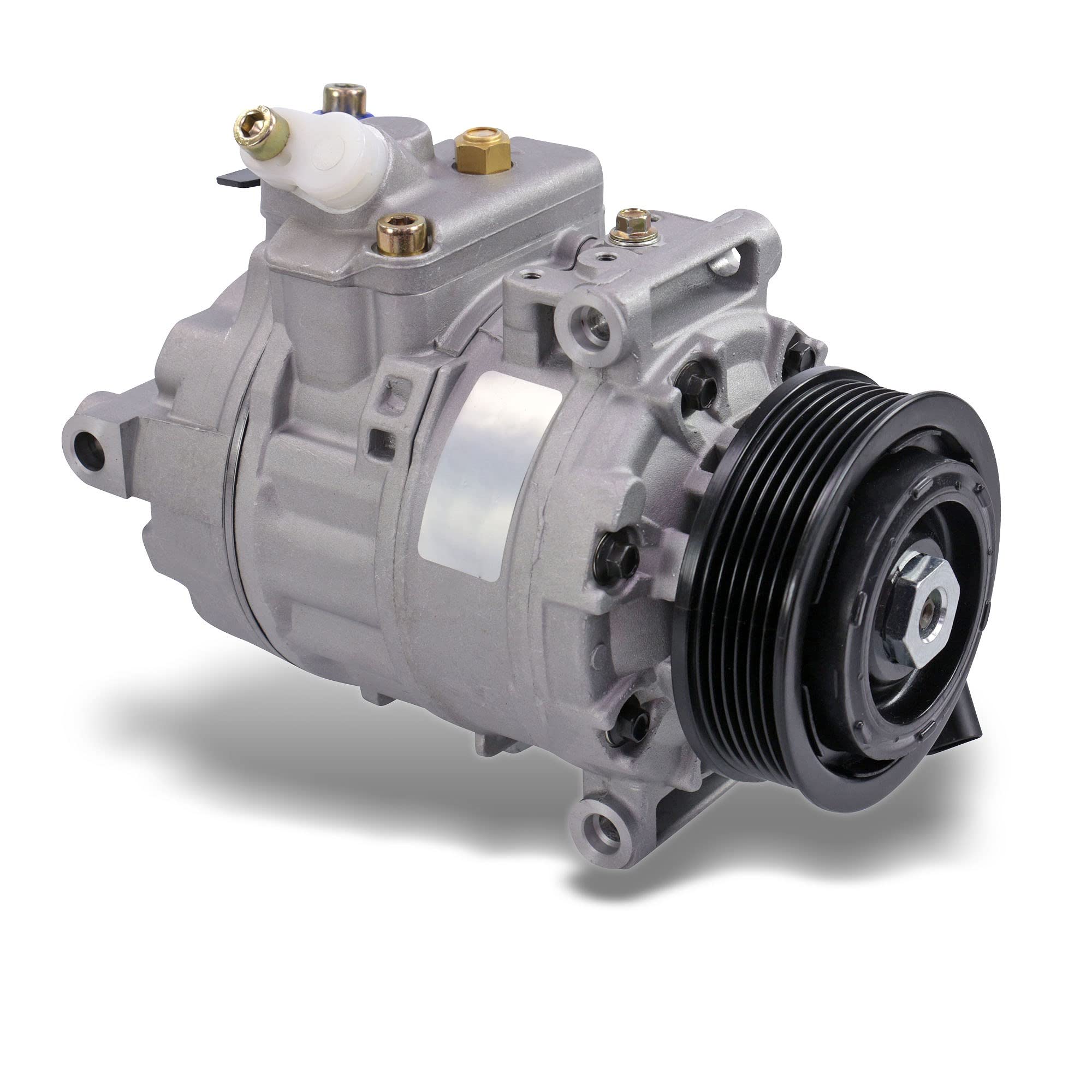 BESTPRICE Kompressor Klimaanlage für DENSO 7SEU17C, Kompatibel mit VW AMAROK (2HA, 2HB, S1B, S6B, S7A, S7B), TRANSPORTER T5 Bus (7HB, 7HJ, 7EB, 7EJ), TRANSPORTER T5 Kasten (7HA, 7HH, 7EA, 7EH)