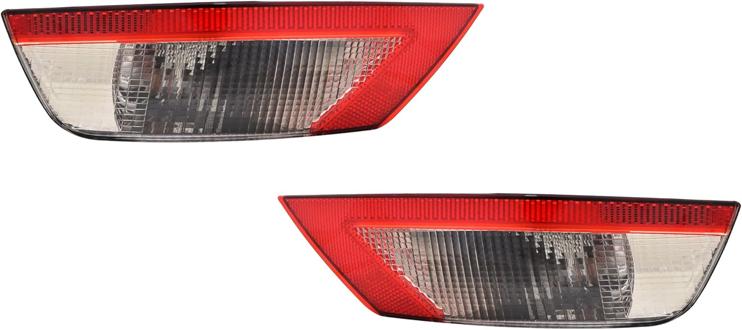 Replacement For Ford 2018 2019 2020 2021 2022 EcoSport Halogen Backup Light Assembly Inner Right&Left Side, with Bulb CAPA Certified, FO2883100C, FO2882100C