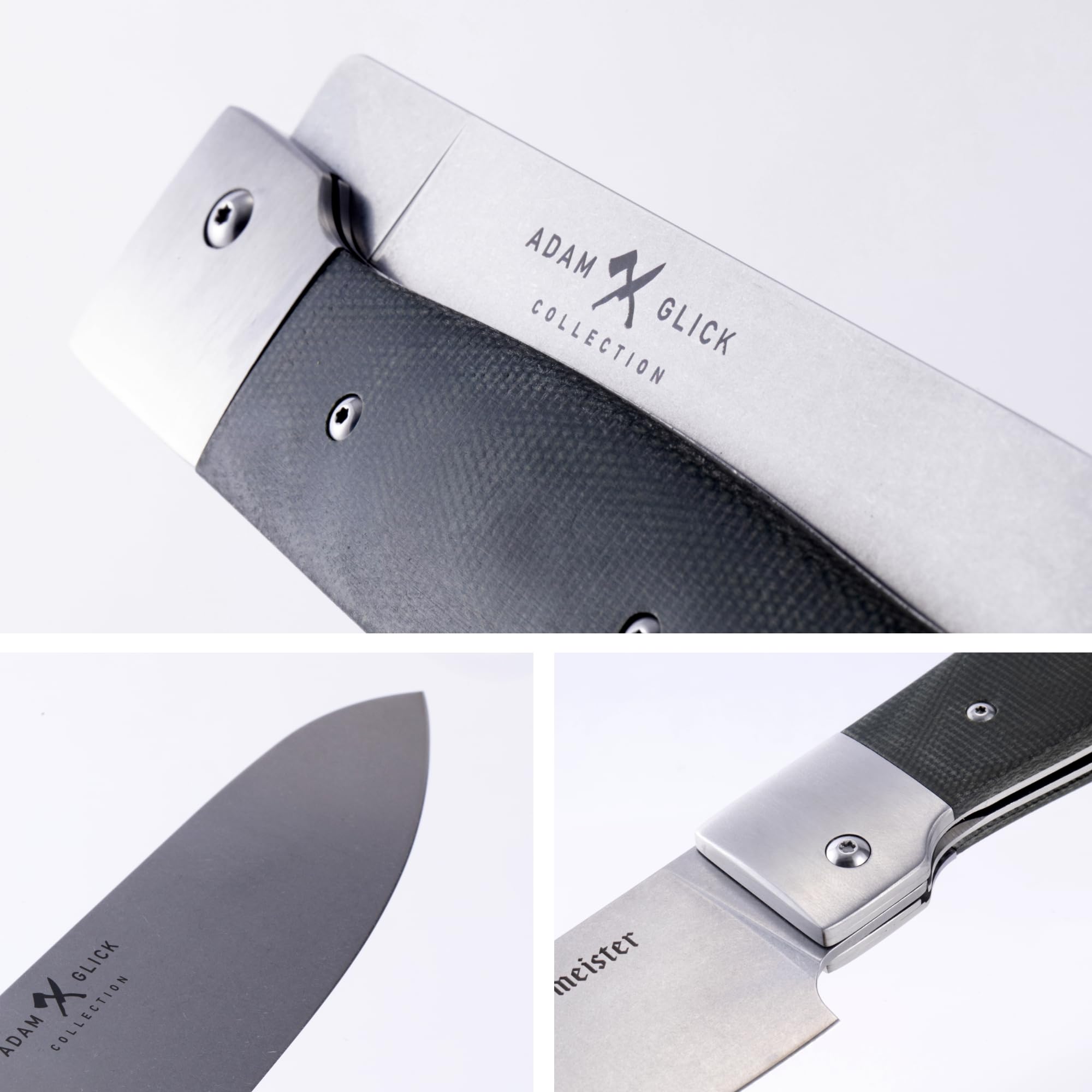 Messermeister Adventure Chef Folding 6” Chef’s Knife - German Steel & Distressed Linen Handle - Rust Resistant & Easy to Maintain — Amazon image 4