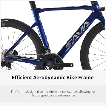 SAVADECK Full Carbon Racing Bike A7L Pro 2026 Carbon Frame & Wheelset, with Shimano R7120 24-Speed, Hydraulic Disc Brakes, 90% Pre-Assembled