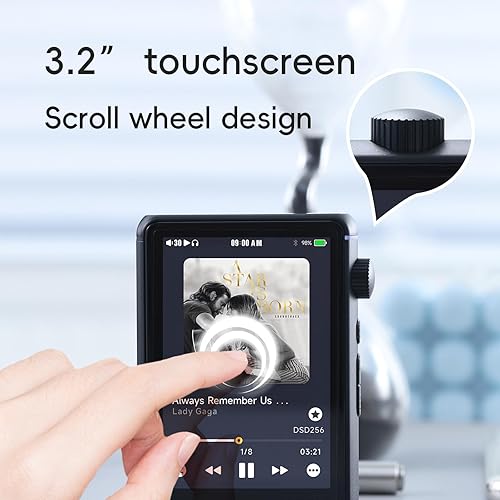 Miniatura 6 de HiBy R3 II 2025 Reproductor de audio de alta resolución - Chips DAC duales, decodificación MQA, reproductor QobuzTidal con Bluetooth 5.1, puertos