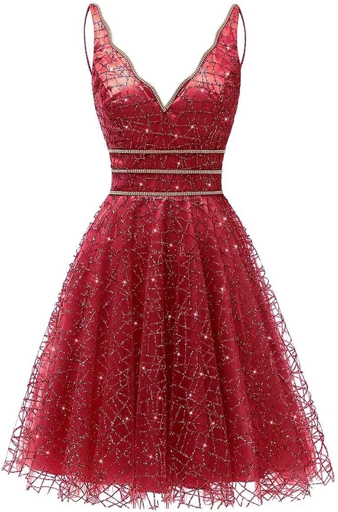 red dresses for teens Portia & Scarlett PS23407 Sequin Evening Gown – Mydressline main image 0
