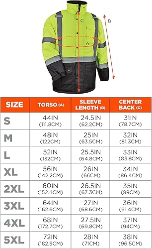 Miniatura 6 de Ergodyne 8384 - Parka térmica Clase 3 Tipo R