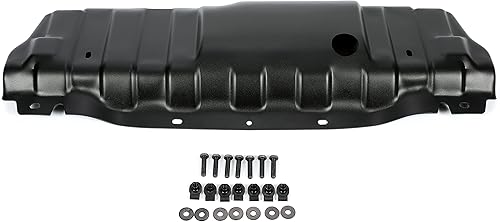 Miniatura 2 de KUAFU Placa protectora de parachoques delantero compatible con Jeep Wrangler Rubicon X 2007-2018 y parachoques de 10º aniversario 82214330 inferior