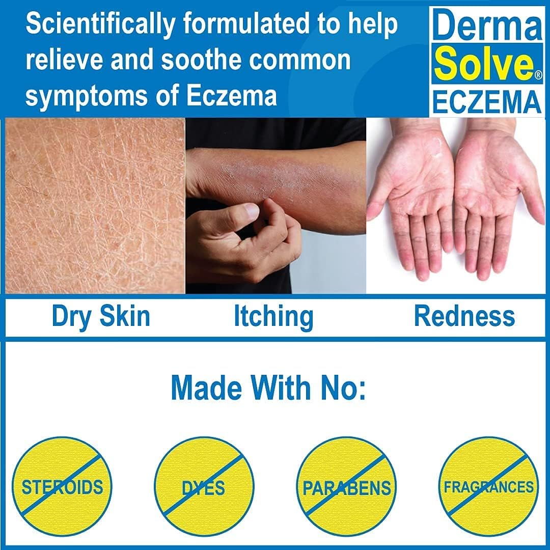 Eczema Relief Body Wash by DermaSolve (2 Pack) | Full Body Eczema Therapy Body Wash That Protects, Moisturizes, and Repairs Skin - Kids, Babies & Adults - Steroid Free : Health & Household