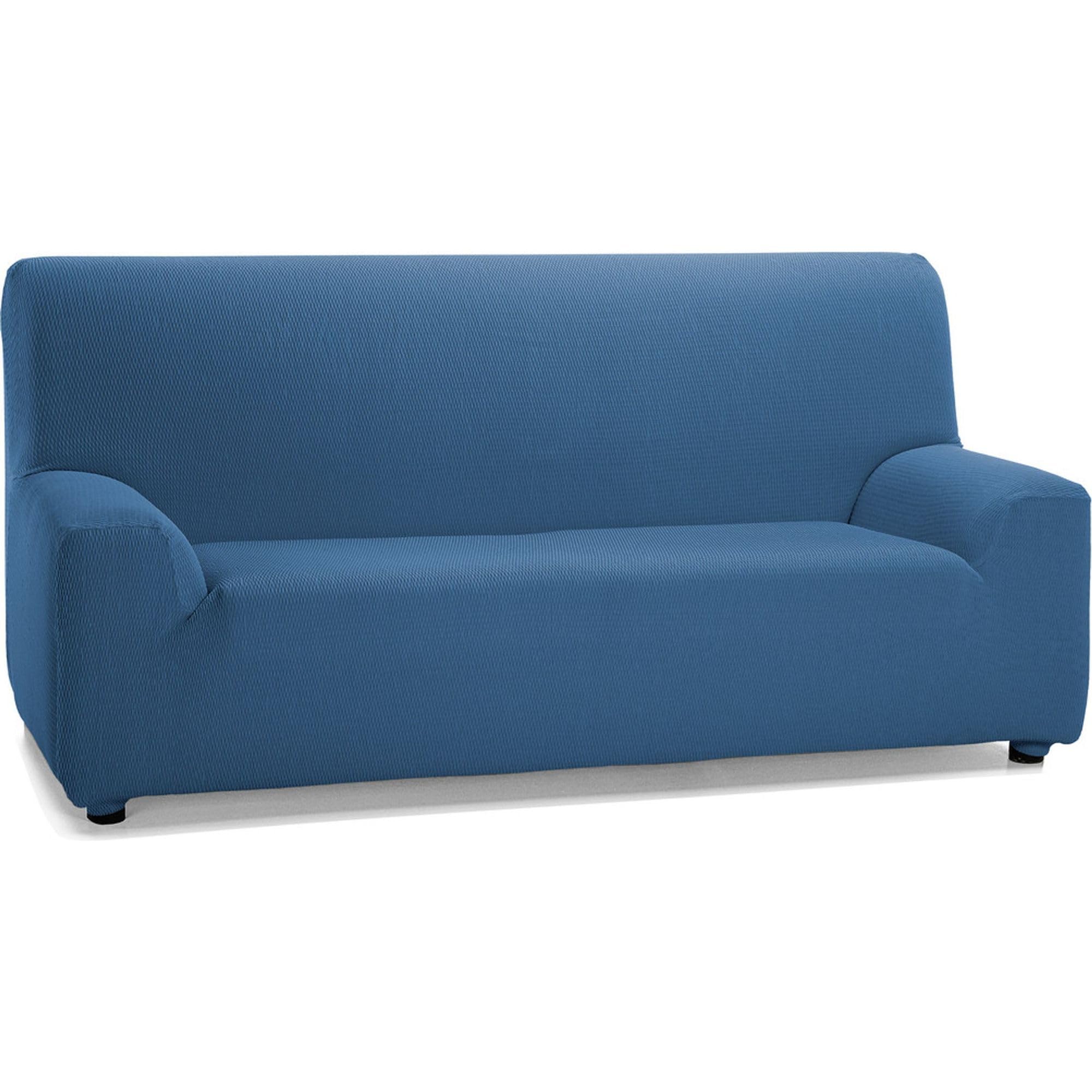 ECOMMERC3 Sofaüberwurf für 4 Sitzer - Farbe Blauer Himmel - rutschfest und super verstellbar, 100% Made in Spain