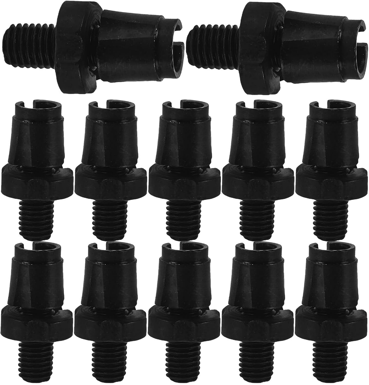 Ciieeo 15pcs Bicycle Brake Fasteners Aluminum M7 Brake Adjustment Screws Barrel Adjuster Lightweight Lever Accessories for Mountain Road Fixed Gear Bikes