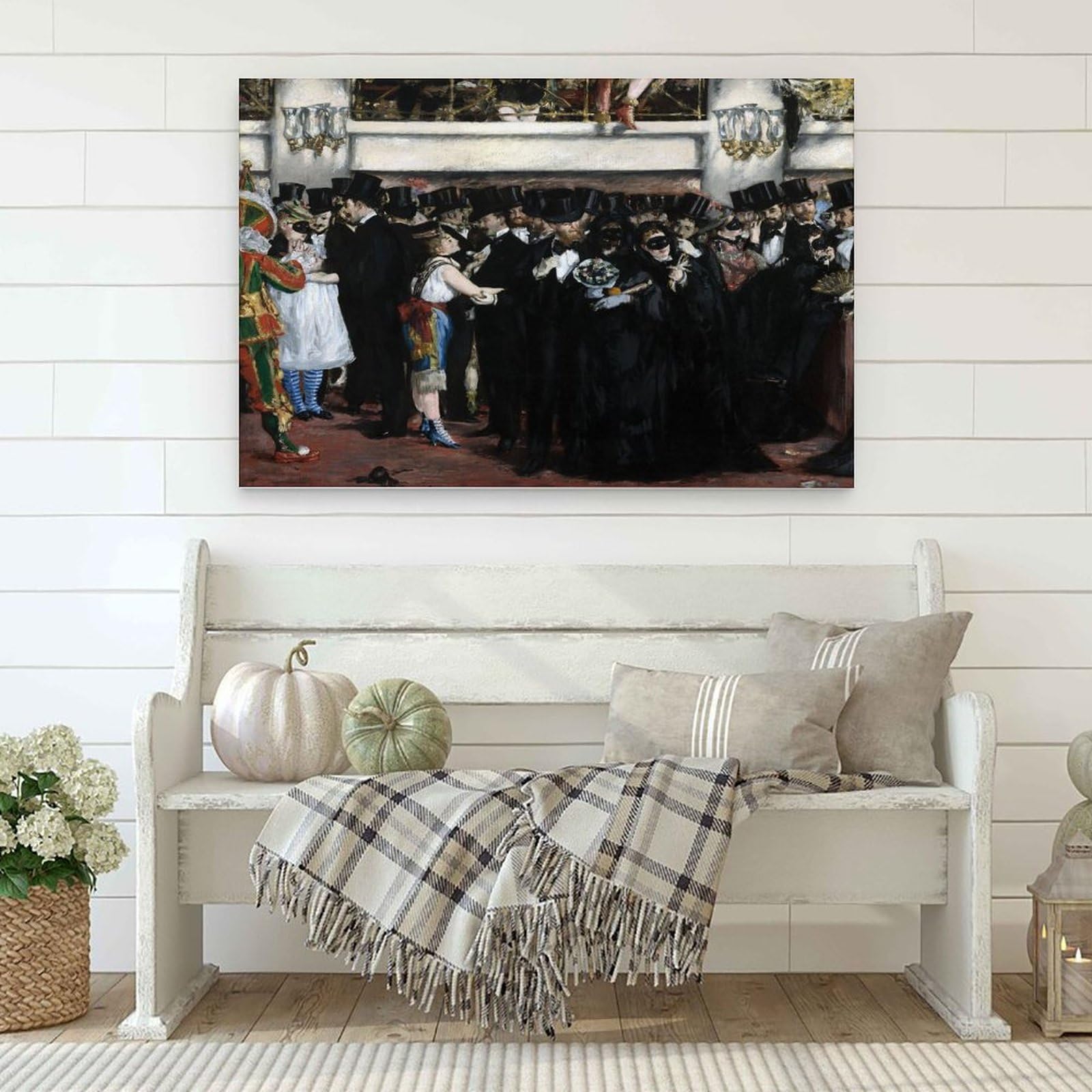 Amazon.co.jp: オペラ座の仮面舞踏会ポスター 1873 年にエドゥアール