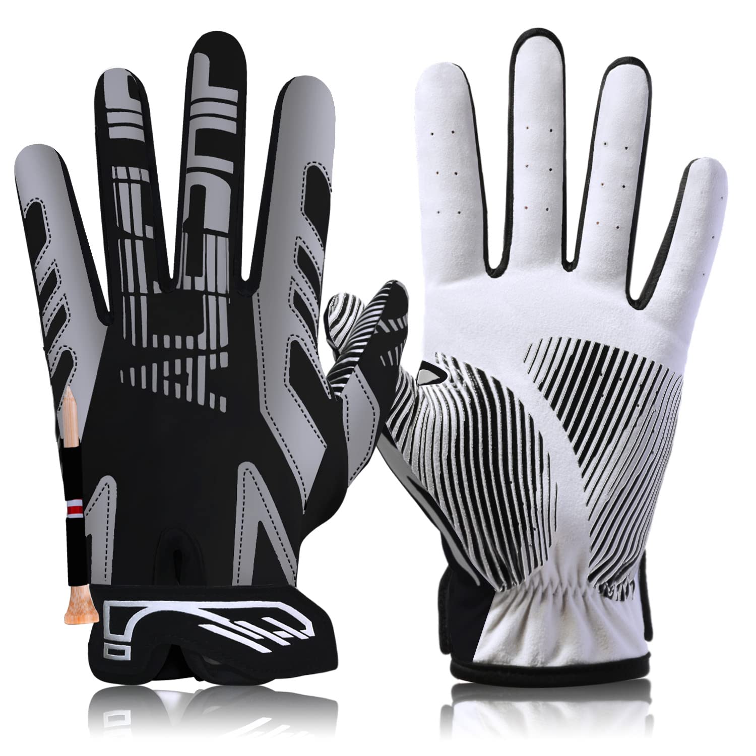 ACETHO Men’s Golf Glove,Breathable Leather with Excellent Grip and Durable and LongLasting