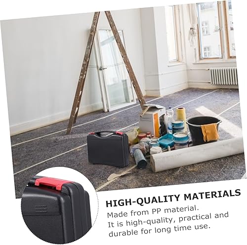 Miniatura 3 de Caja de herramientas de plástico multifuncional portátil de gran capacidad de almacenamiento de herramientas Caja organizadora de almacenamiento de