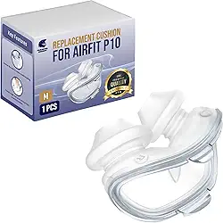Generic Almofada Nasal Airfit P10 (Média), Máscara Cpap De Silicone Macio Com Estrutura Tubular - Leve Para Um Sono Melhor