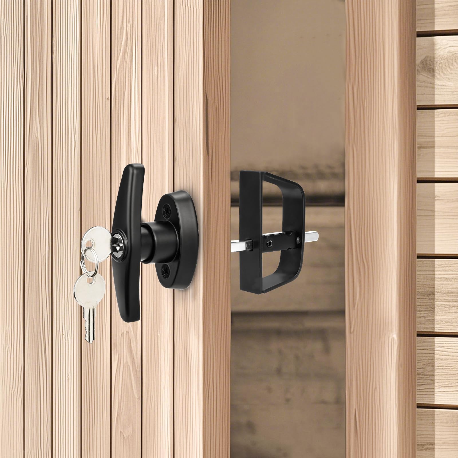 Porta esterna in lega resistente con design a T regolabile adatta per cancelli garage e strutture agricole porta regolabile