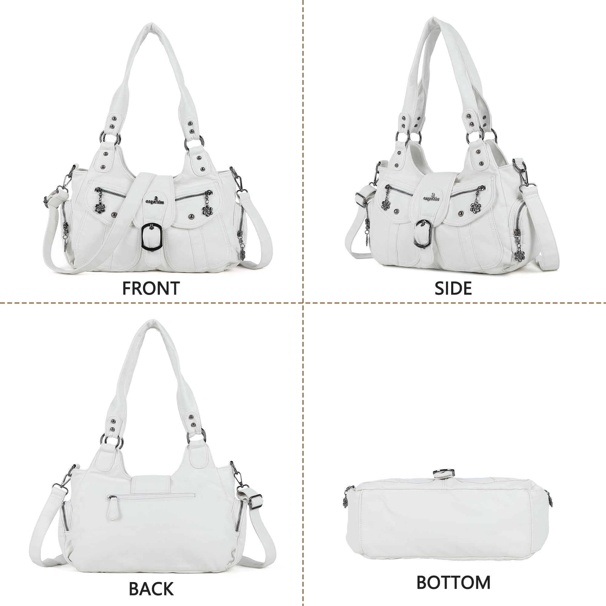 Angel Kiss Top-handles Bag - Bolso de hombro Hobo Mujer