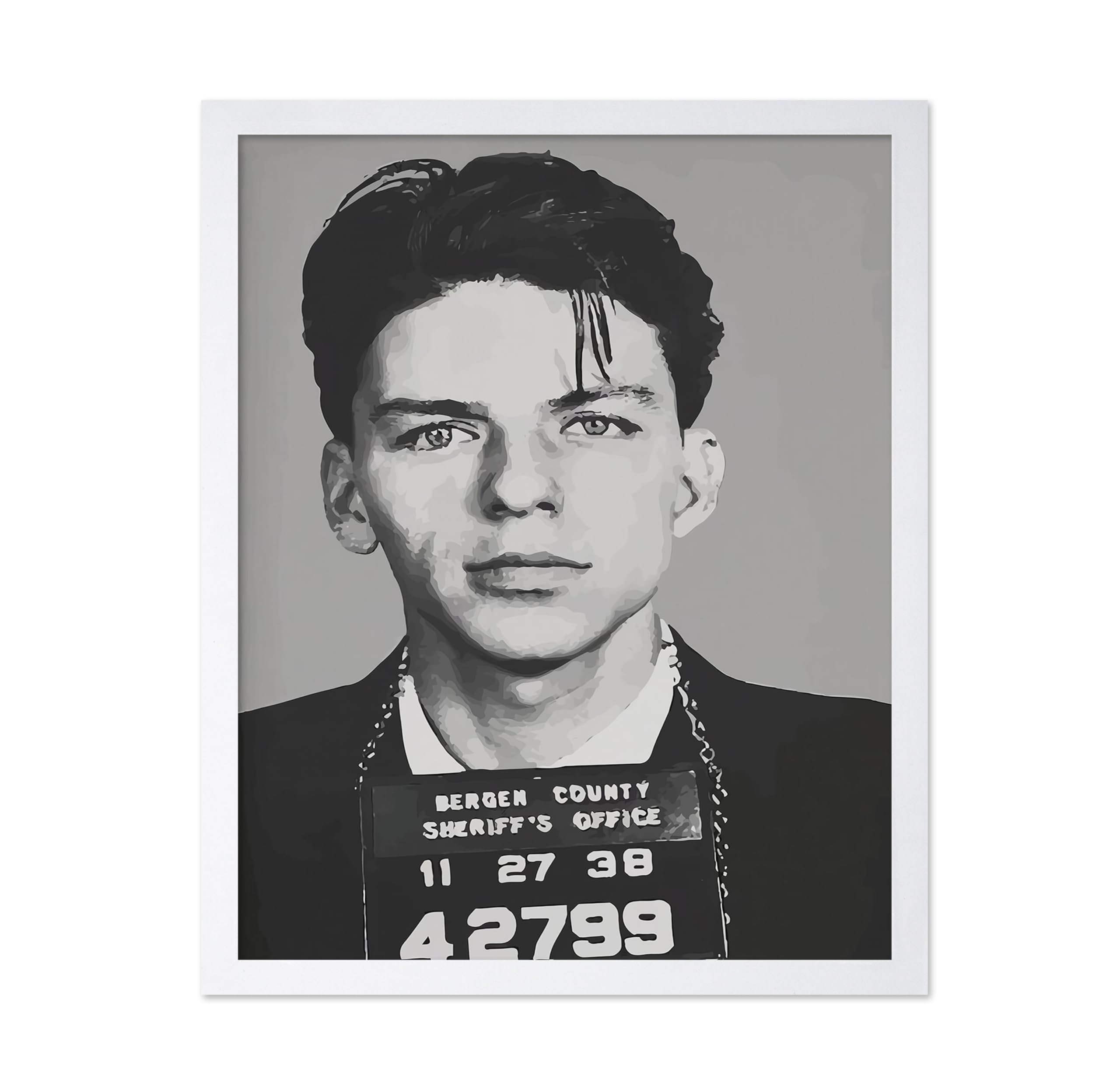 Poster Master Poster vintage F. Sinatra - Stampa fotografica segnaletica retrò - Arte celebrità - Regalo per uomini, musicisti, fan di Hollywood - Decorazione da parete per casa, ufficio, camera da