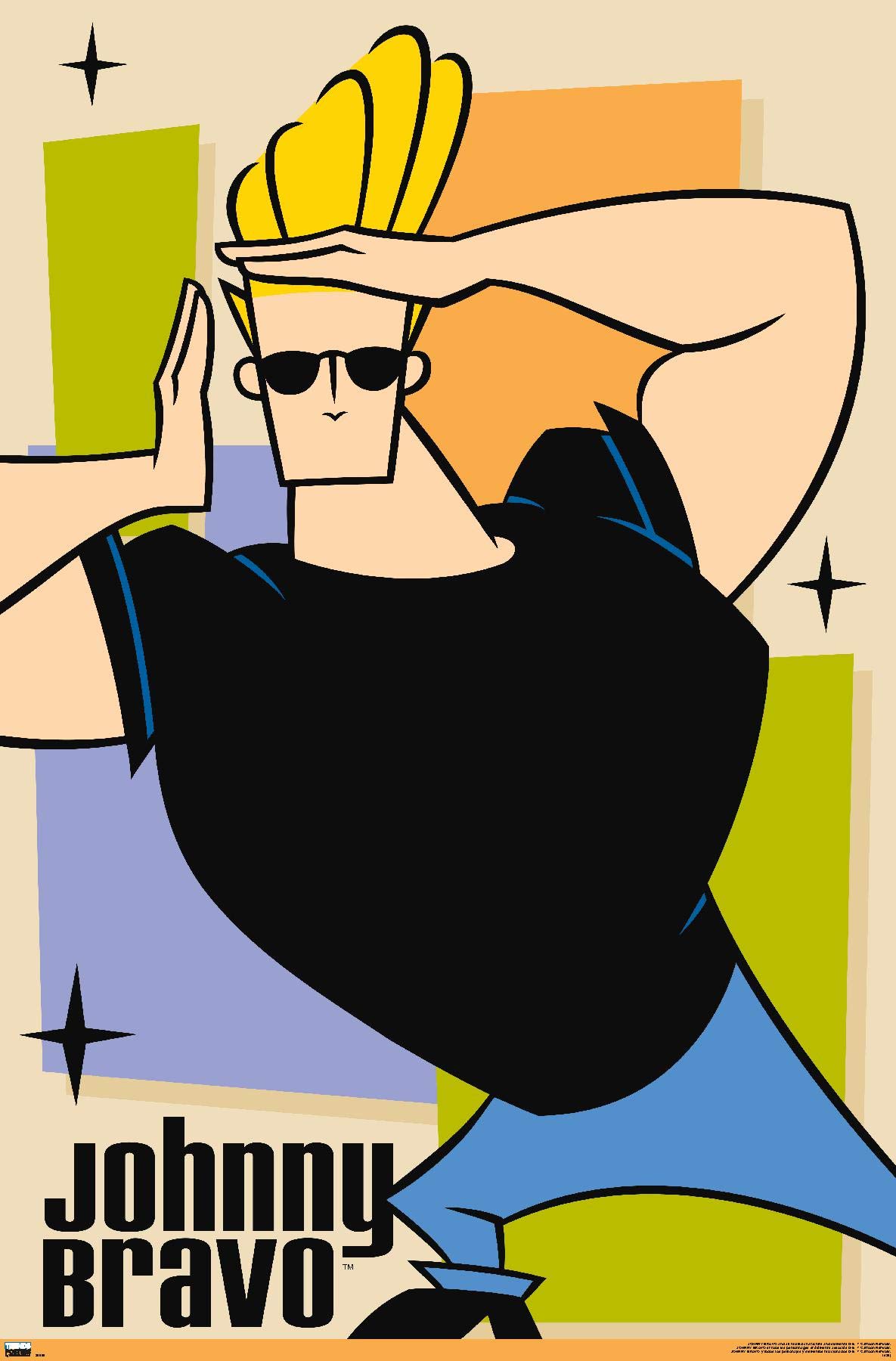 Trends InternationalJohnny Bravo - Pose Wall Poster, 22.4L x 14.7W, Premium Unframed Version