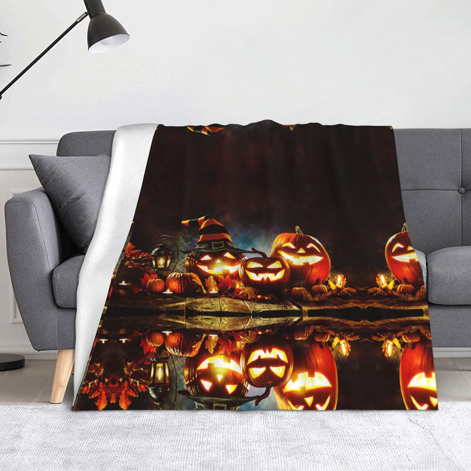 Plaid de voyage chaud couverture polaire légère pour camping et canapé